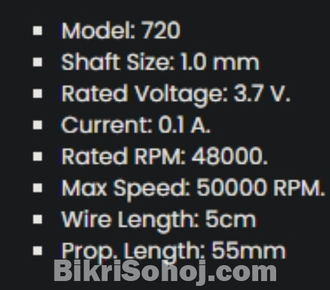 Drone coreless super lightweight motor